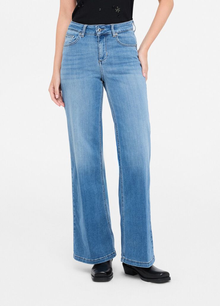 High-rise flared jeans light denim Liu Jo - medium High-rise flared jeans light denim Liu Jo - medium