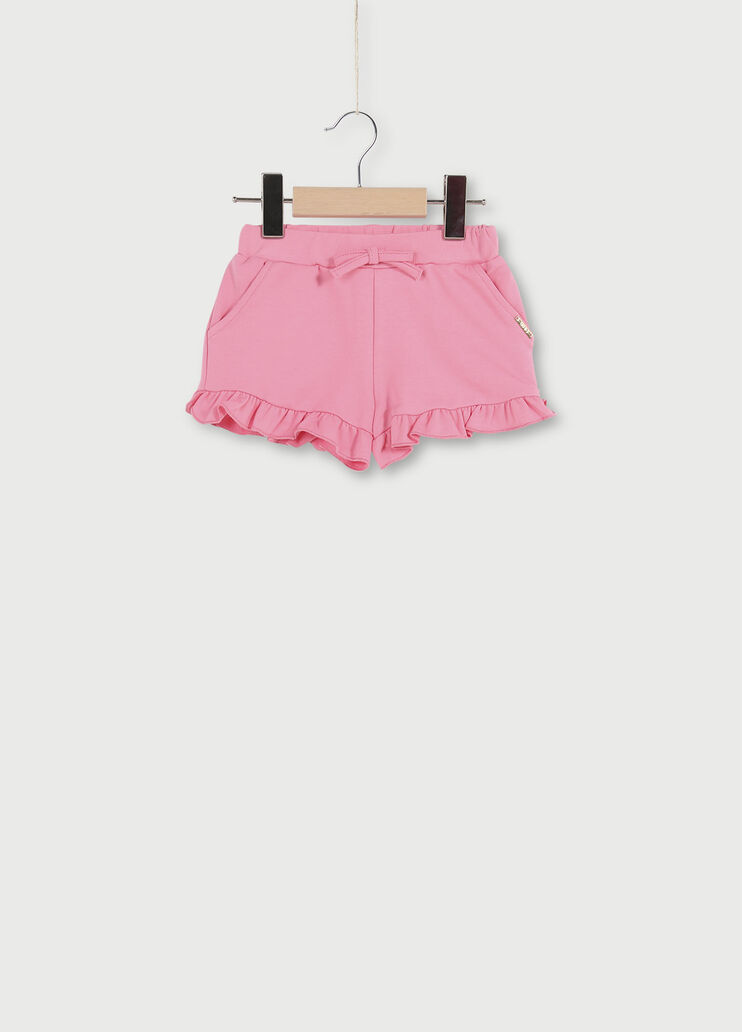 Short in felpa con volants Rosa Liu Jo - large image number 0
