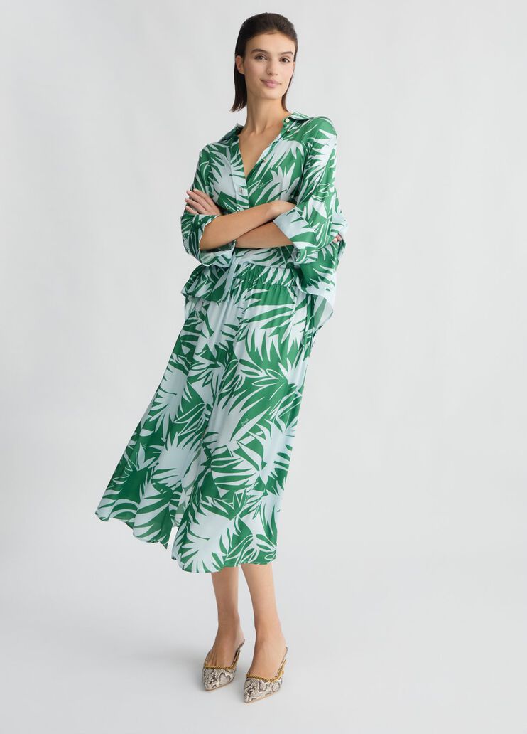 Printed satin skirt  fern Liu Jo - medium Printed satin skirt  fern Liu Jo - medium