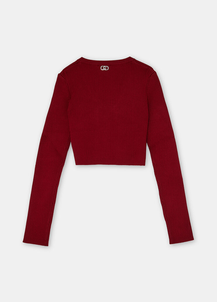 Cardigan Liu Jo Better Rot Liu Jo - large image number 3 Cardigan Liu Jo Better Rot Liu Jo - large image number 3