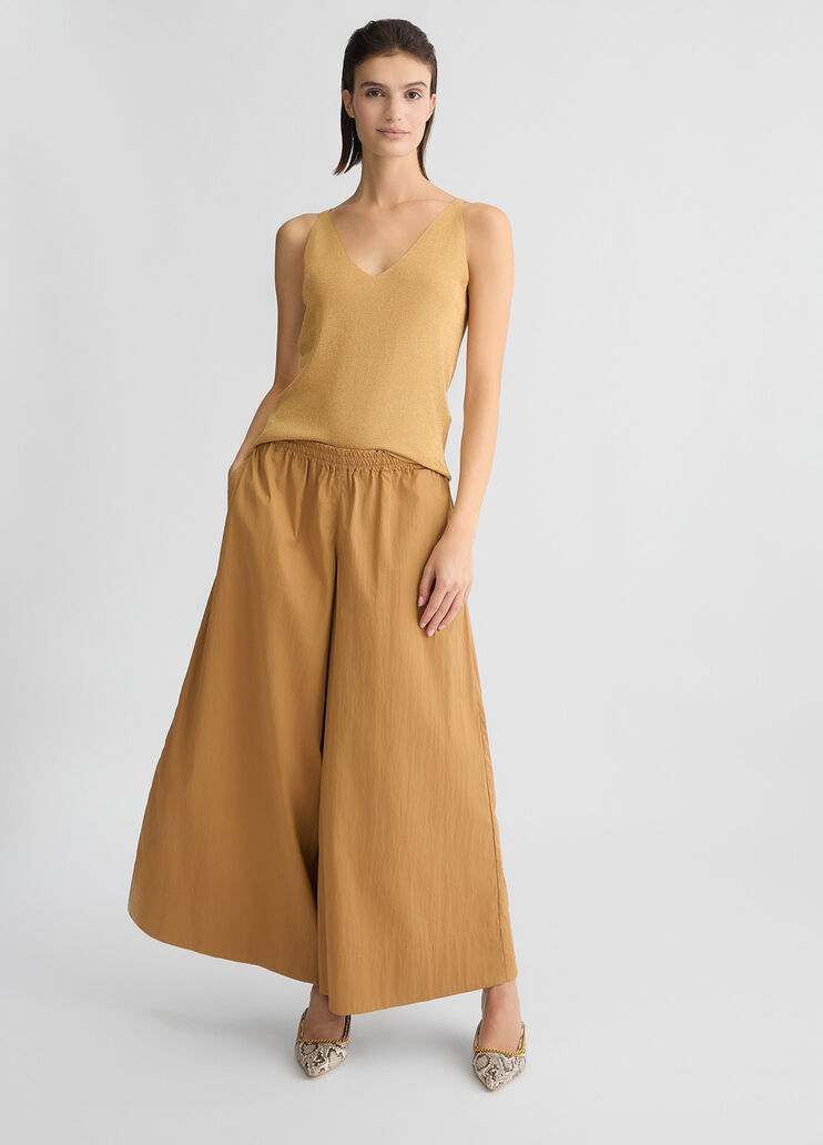 Nylon flare trousers beige Liu Jo - medium Nylon flare trousers beige Liu Jo - medium