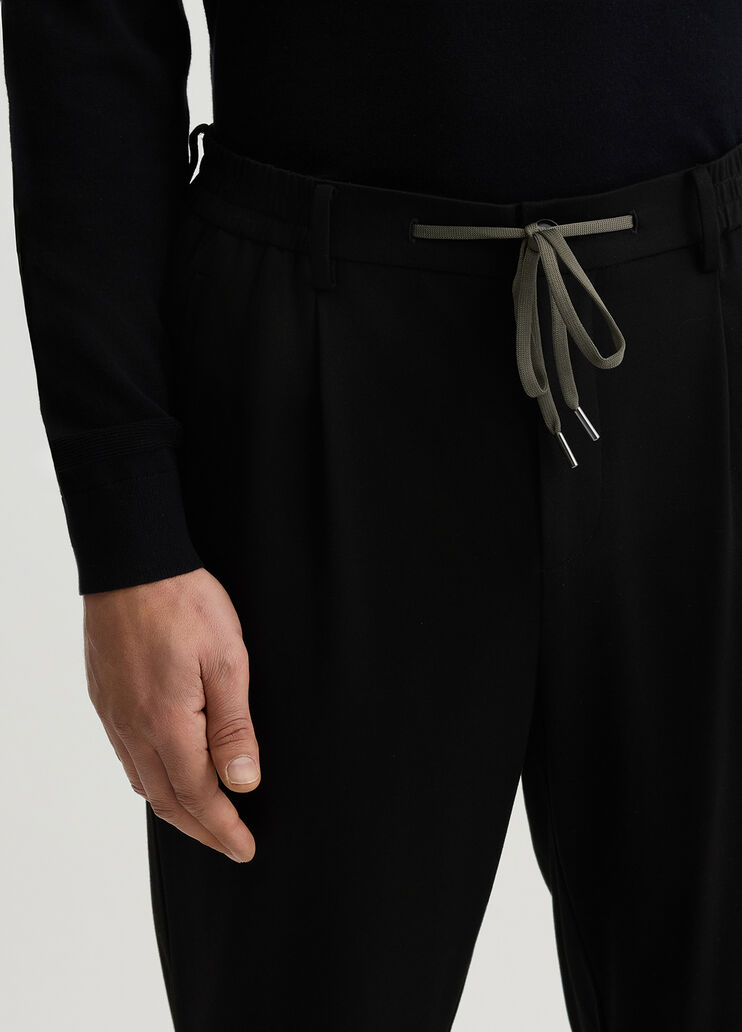 Black trousers with darts black Liu Jo - large image number 2 Black trousers with darts black Liu Jo - large image number 2