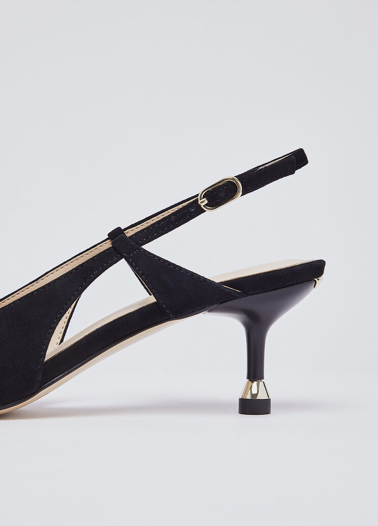 Suede slingbacks black Liu Jo - large image number 5