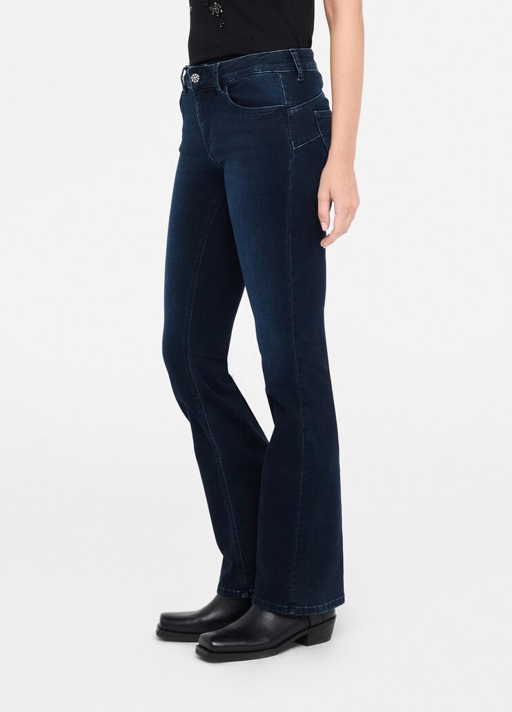 Bootcut bottom up jeans blue denim Liu Jo - large image number 3 Bootcut bottom up jeans blue denim Liu Jo - large image number 3