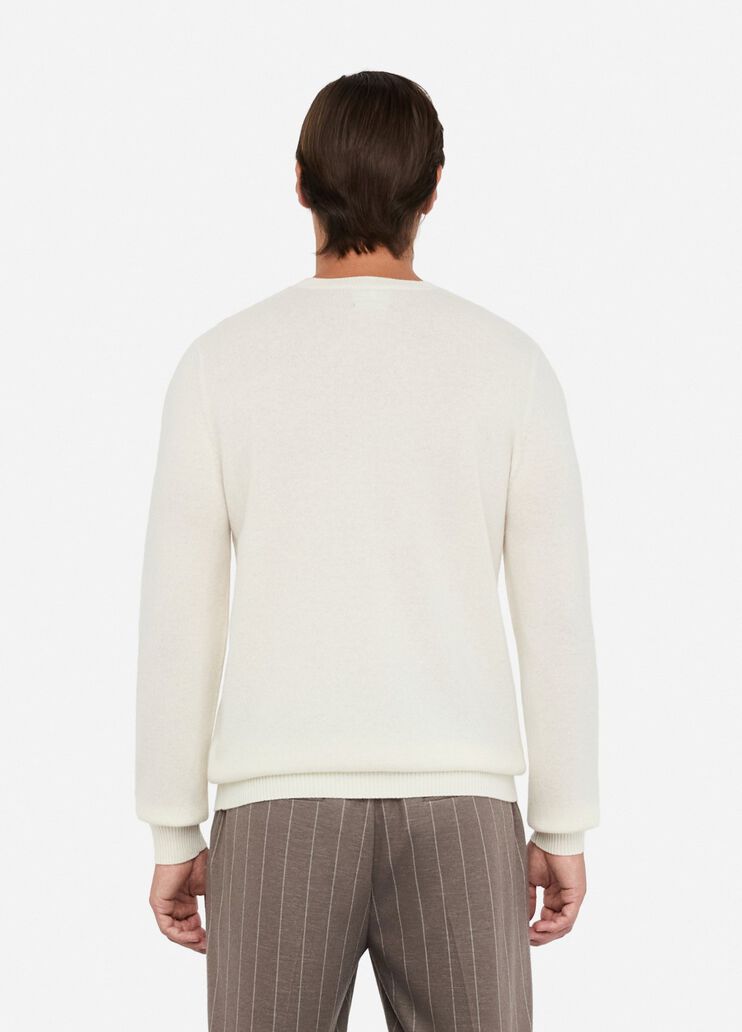 Wool and cashmere jumper white Liu Jo - large image number 1 Wool and cashmere jumper white Liu Jo - large image number 1