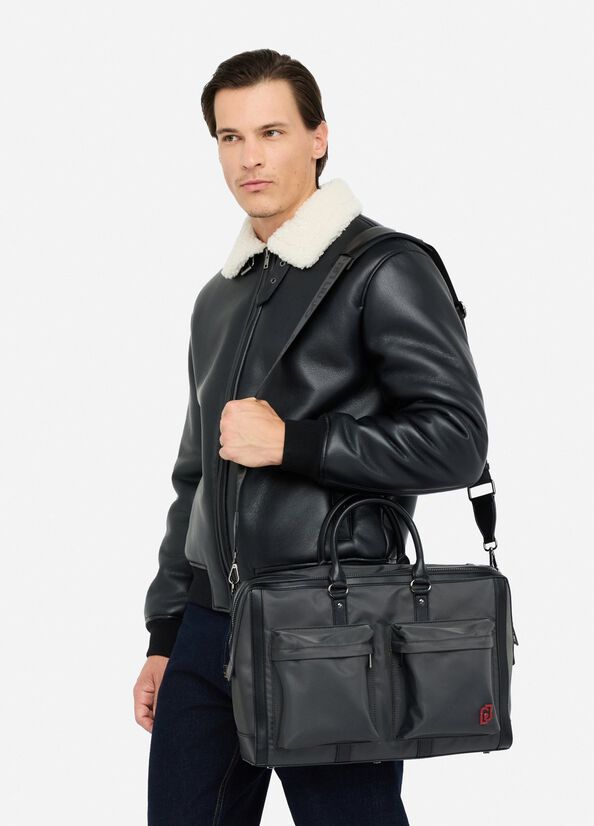 Business-Tasche aus Nylon Dunkelgrau Liu Jo - large image number 0