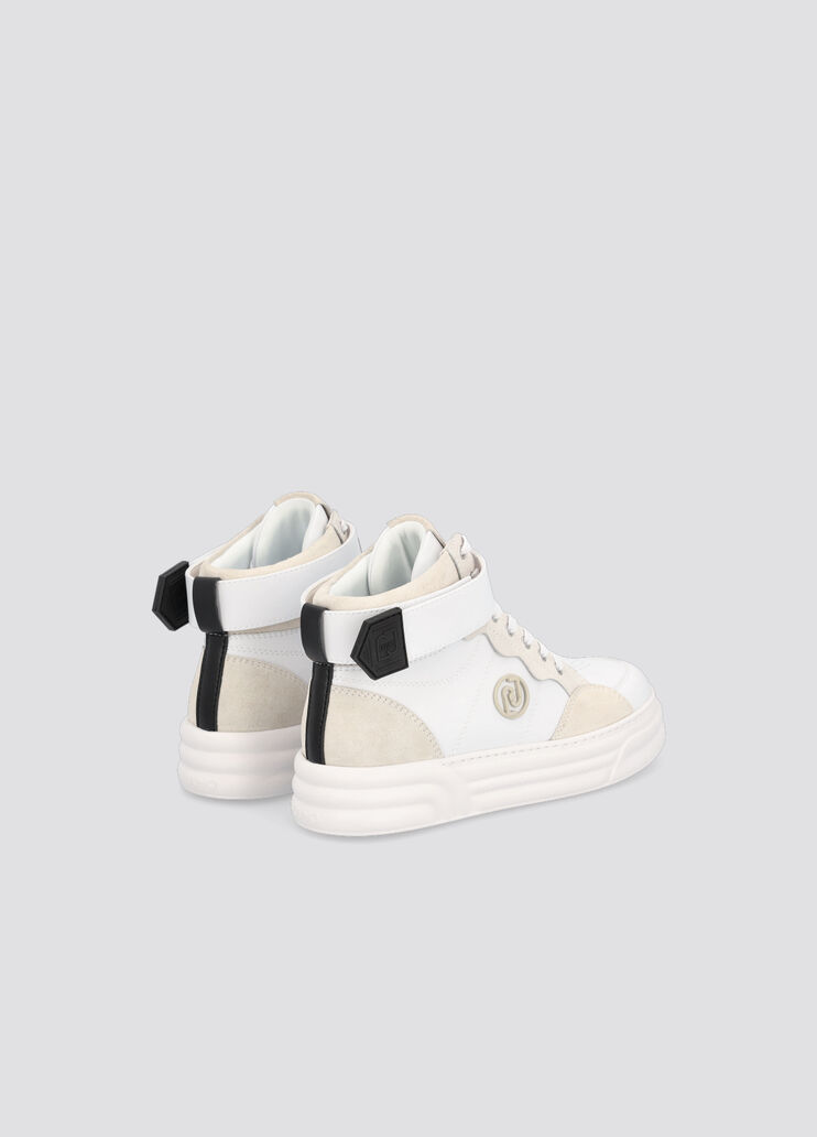 Hoher Sneaker mit Logo  Weiß Liu Jo - large image number 2 Hoher Sneaker mit Logo  Weiß Liu Jo - large image number 2