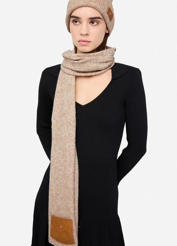 Hat and scarf set dark grey Liu Jo - medium