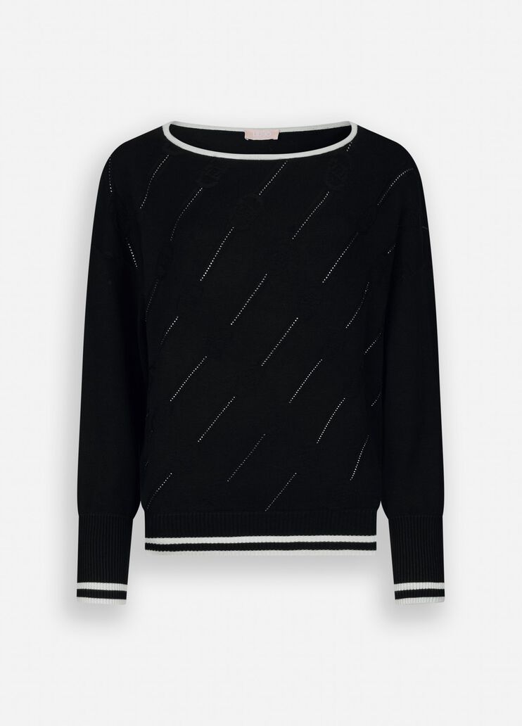 Pullover Liu Jo Better Schwarz Liu Jo - large image number 6