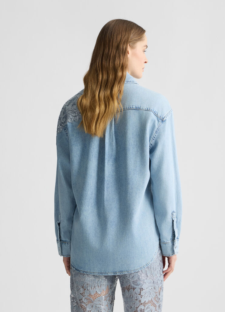 Denim shirt light denim Liu Jo - large image number 1 Denim shirt light denim Liu Jo - large image number 1