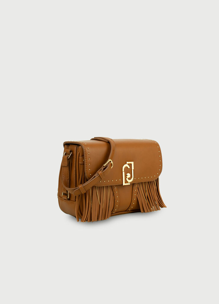 Sac à bandoulière avec franges Marron Liu Jo - large image number 1 Sac à bandoulière avec franges Marron Liu Jo - large image number 1