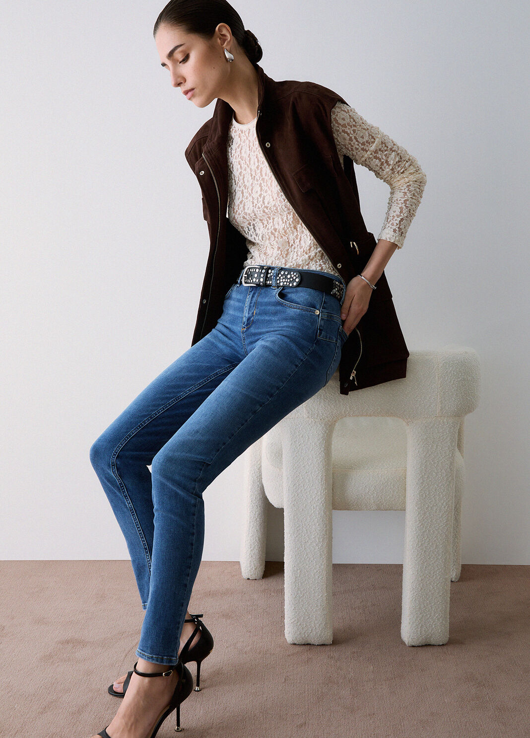 Jeans skinny Amazing Fit denim blu Liu Jo - large image number 3
