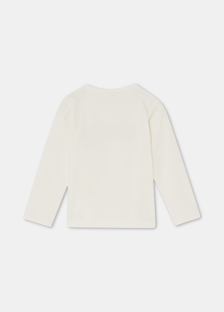 Cotton T-shirt with logo white Liu Jo - large image number 3