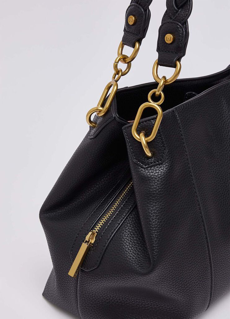 Mittelgro&szlig;e Satchel Bag schwarz Liu Jo - medium