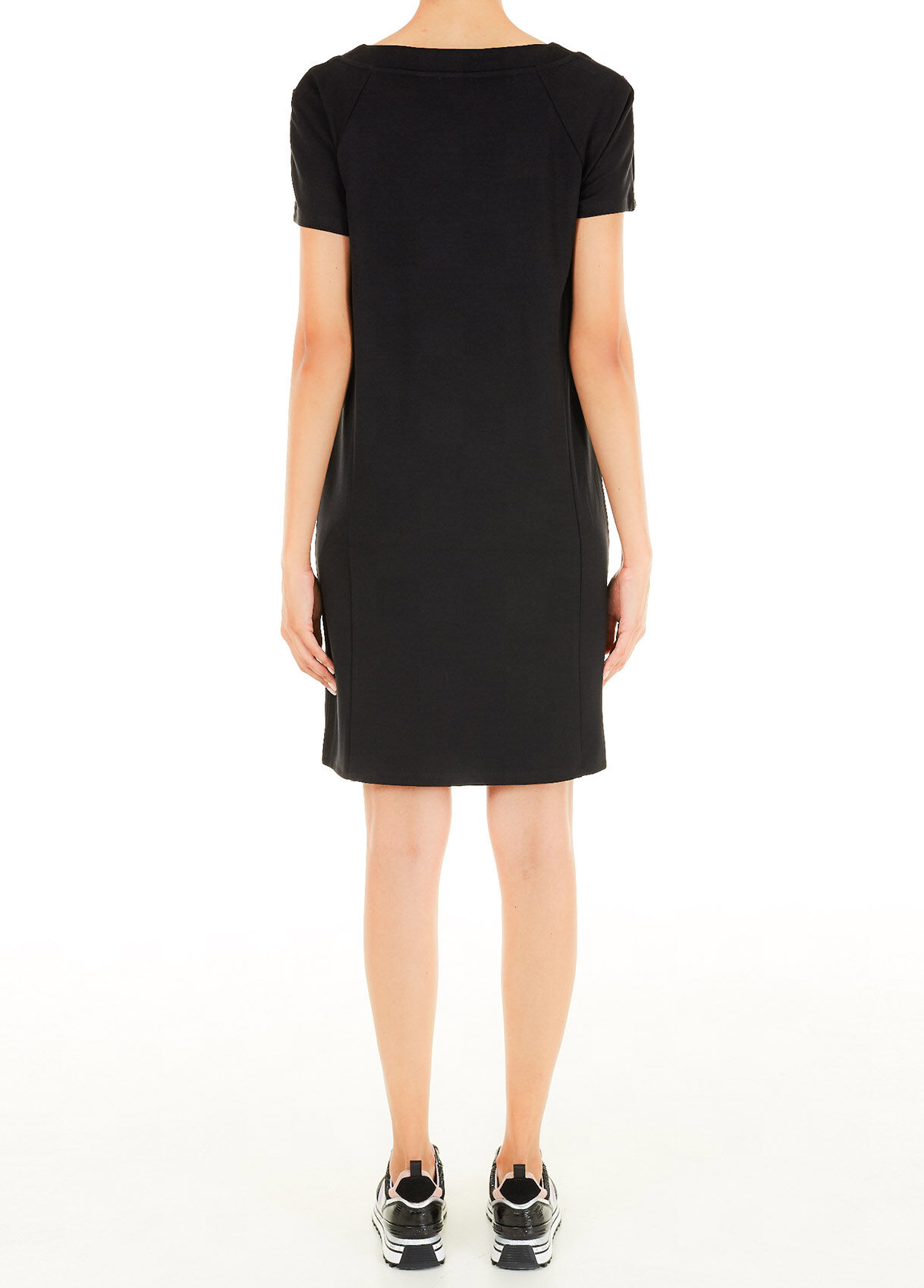 Short dress with studs