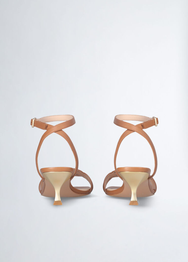 Sandals with low heel brown Liu Jo - large image number 7 Sandals with low heel brown Liu Jo - large image number 7