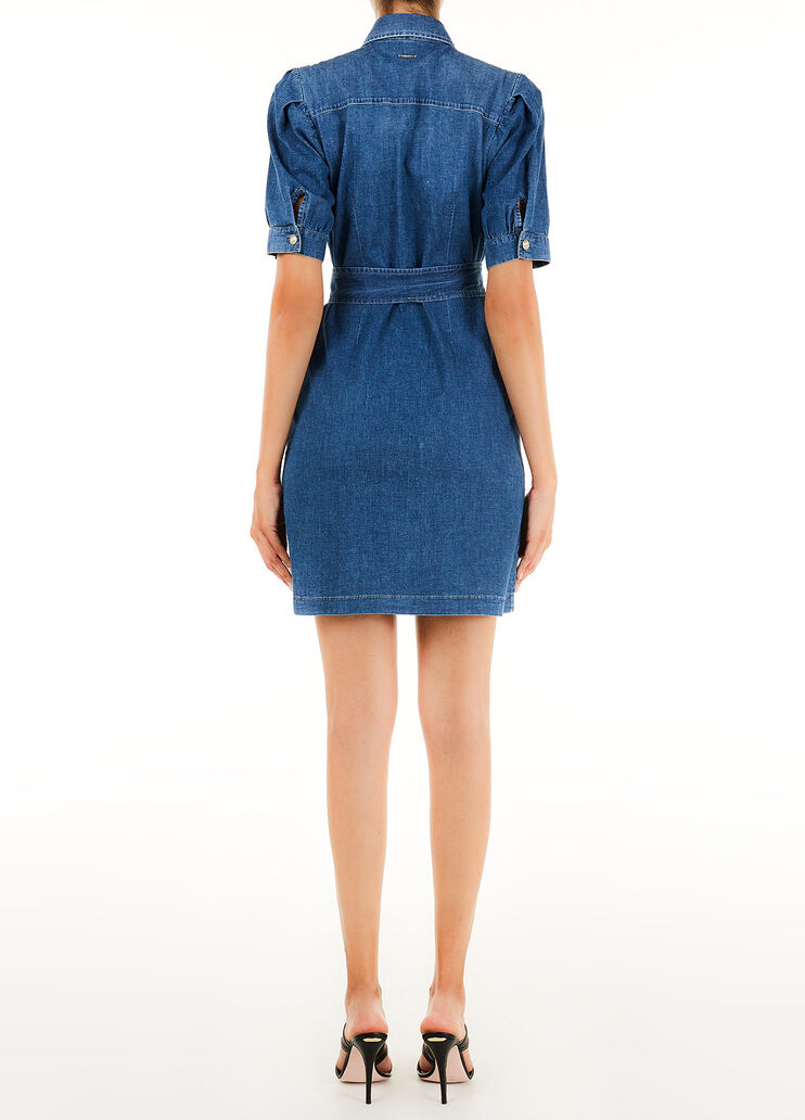 Short denim dress Blue Denim Liu Jo - large image number 1 Short denim dress Blue Denim Liu Jo - large image number 1