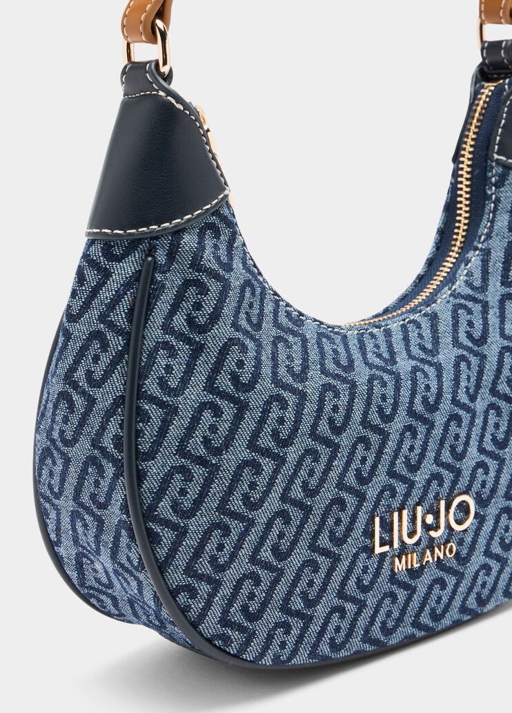 Sac hobo petit format bleu foncé Liu Jo - medium