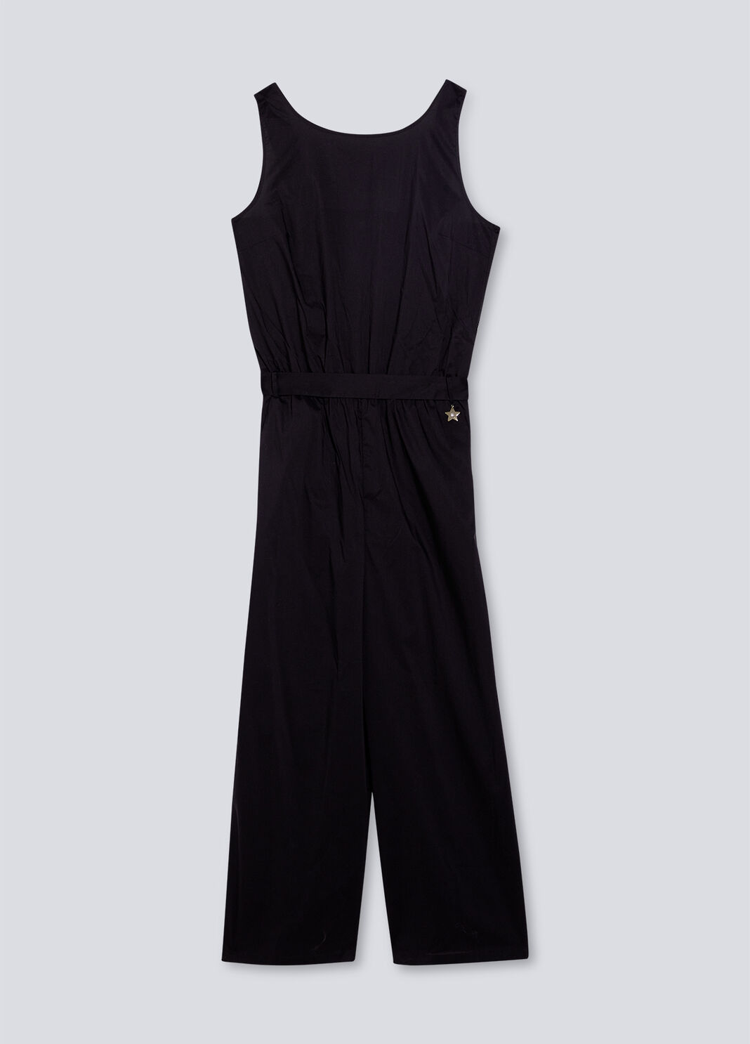 Combinaison longue en popeline noir Liu Jo - large image number 4