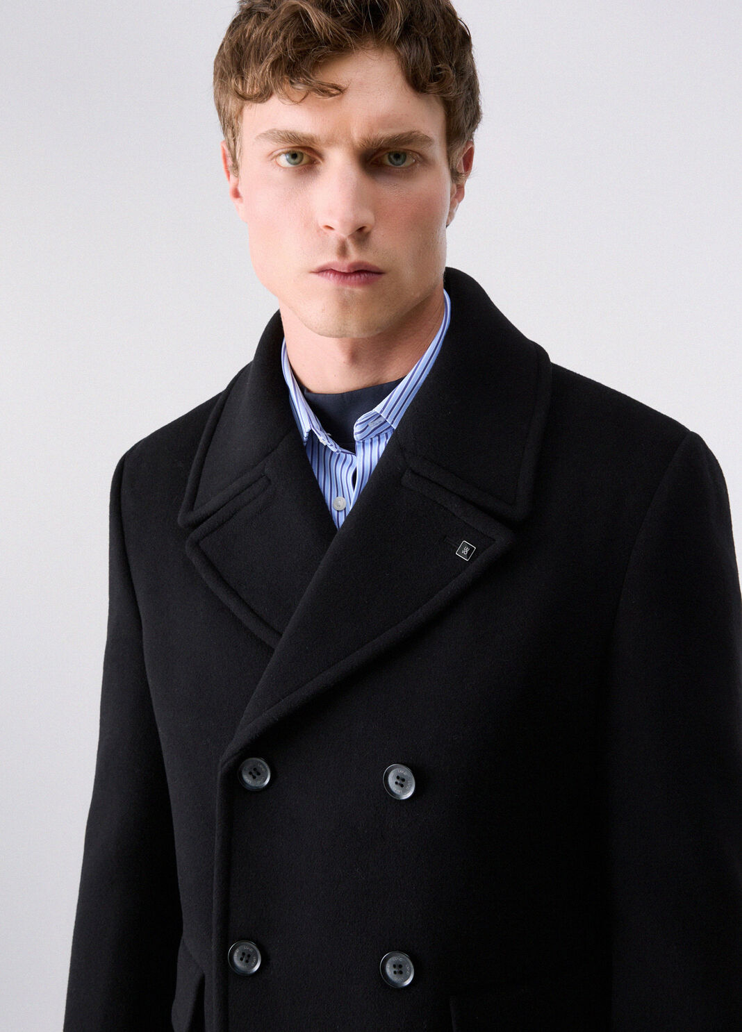 Wool and Cashmere Peacoat black Liu Jo - large image number 4