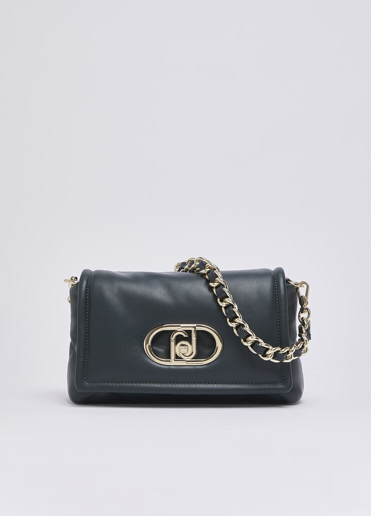 Medium LaPuffy Bag with Quilted Design dark green Liu Jo - medium