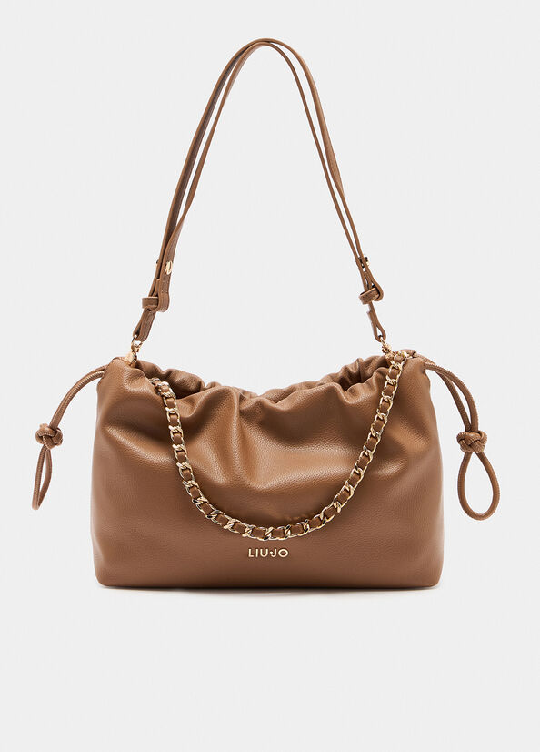 Medium shoulder bag with chain suede Liu Jo - medium