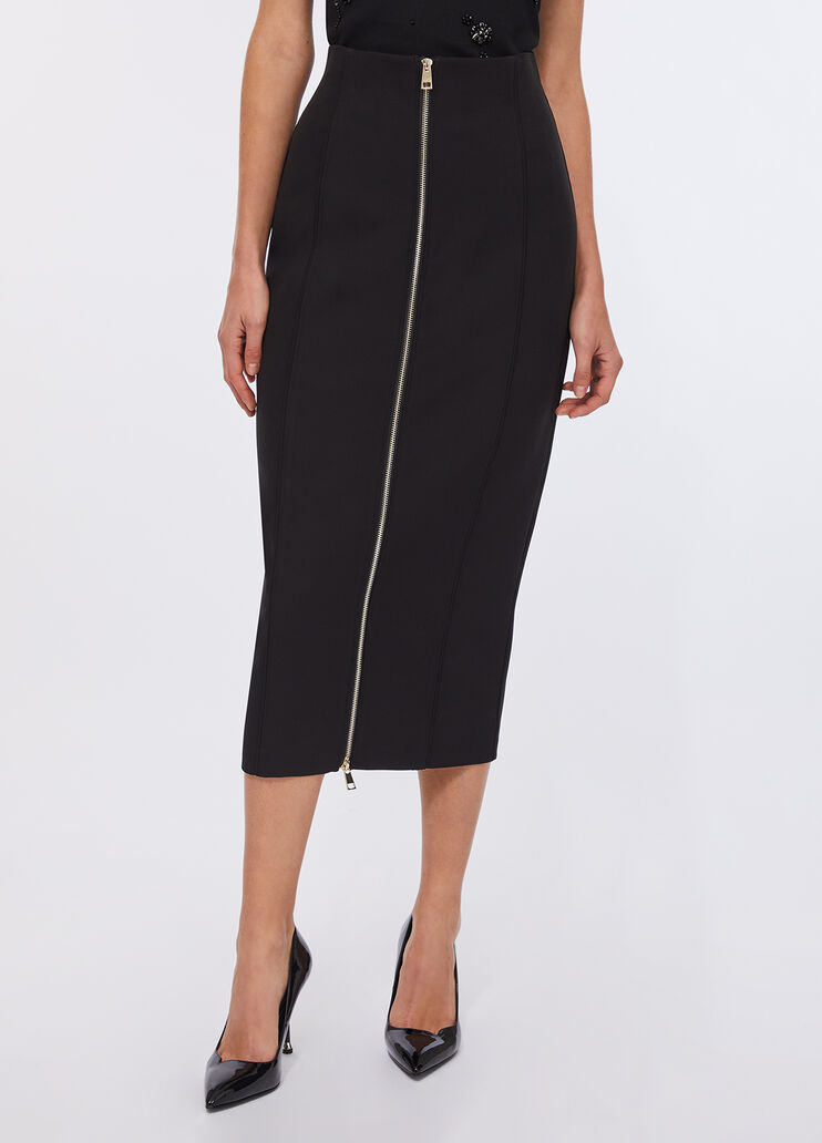Long skirt with zip black Liu Jo - medium Long skirt with zip black Liu Jo - medium