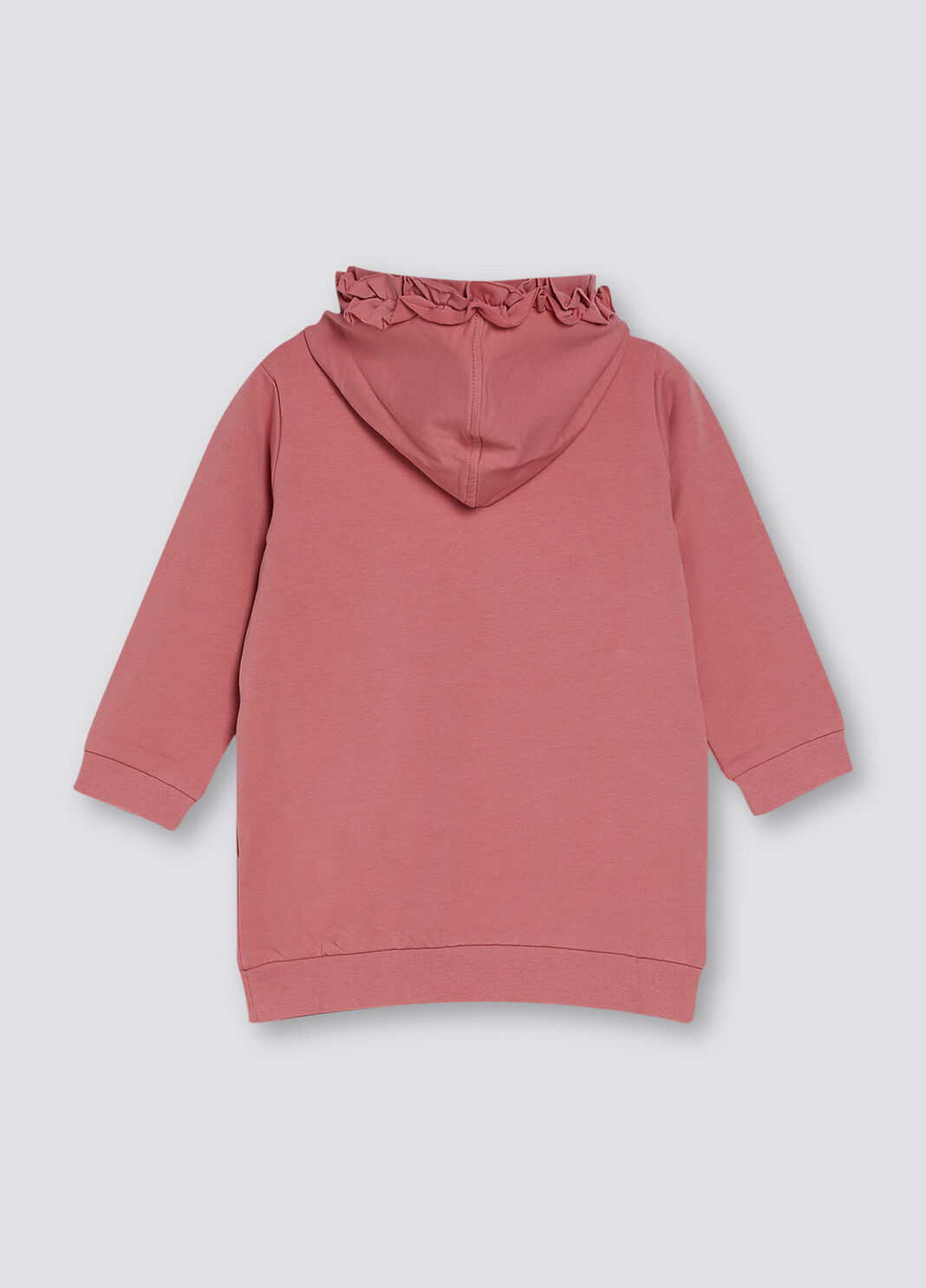 Vestido afelpado con capucha rosa/candado Liu Jo - large image number 1