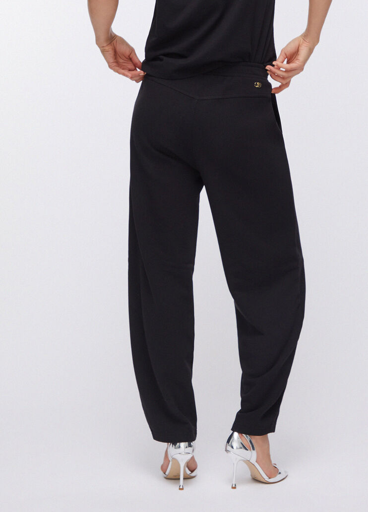 Pantaloni balloon in felpa nero Liu Jo - large image number 1