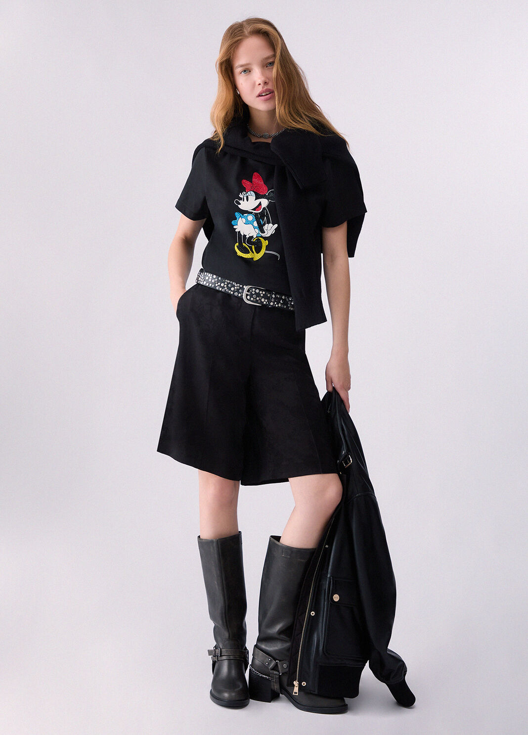 Printed T-shirt black/Minnie Mouse Liu Jo - large image number 5