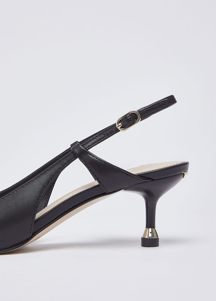 Slingpumps aus Nappaleder Schwarz Liu Jo - large image number 5
