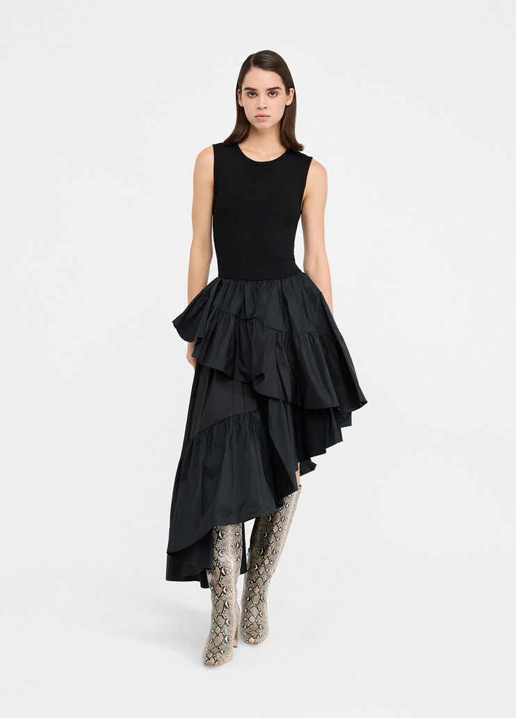 Taffetkleid Schwarz Liu Jo - large image number 5