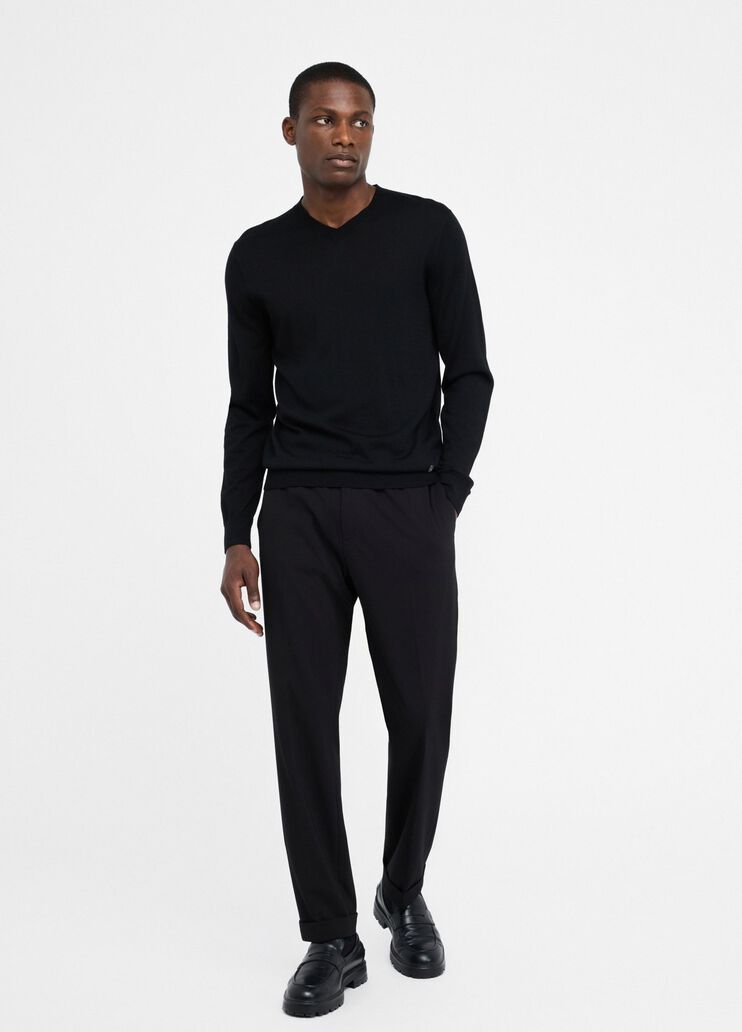 Wool V-neck jumper black Liu Jo - medium Wool V-neck jumper black Liu Jo - medium