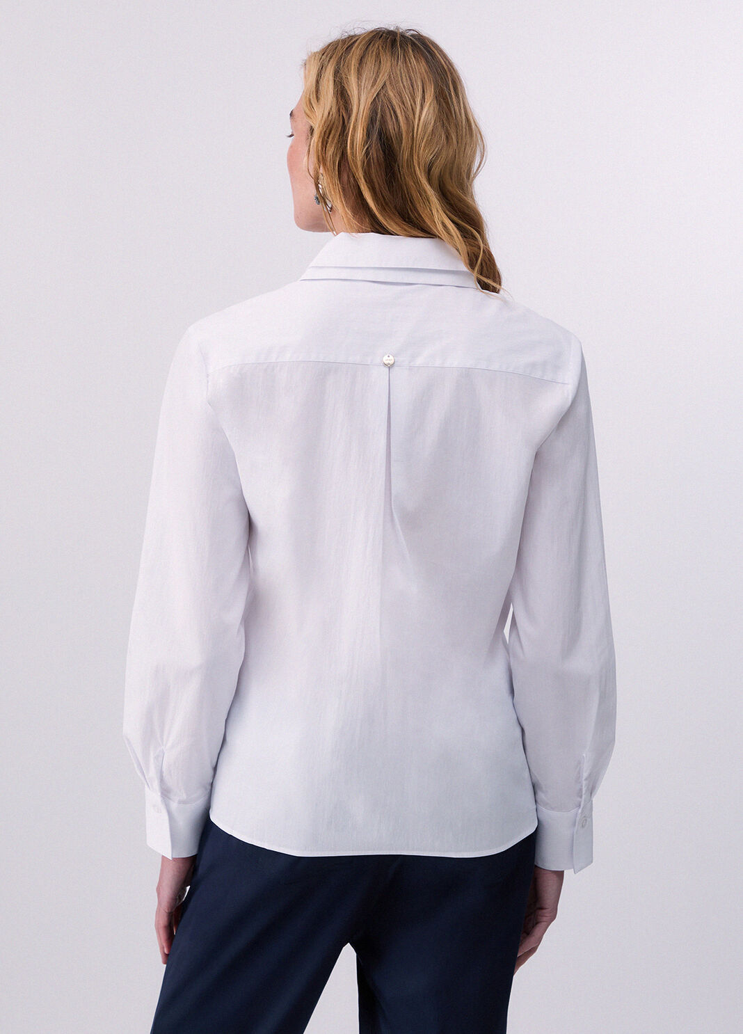 Chemise avec col amovible blanc Liu Jo - large image number 1