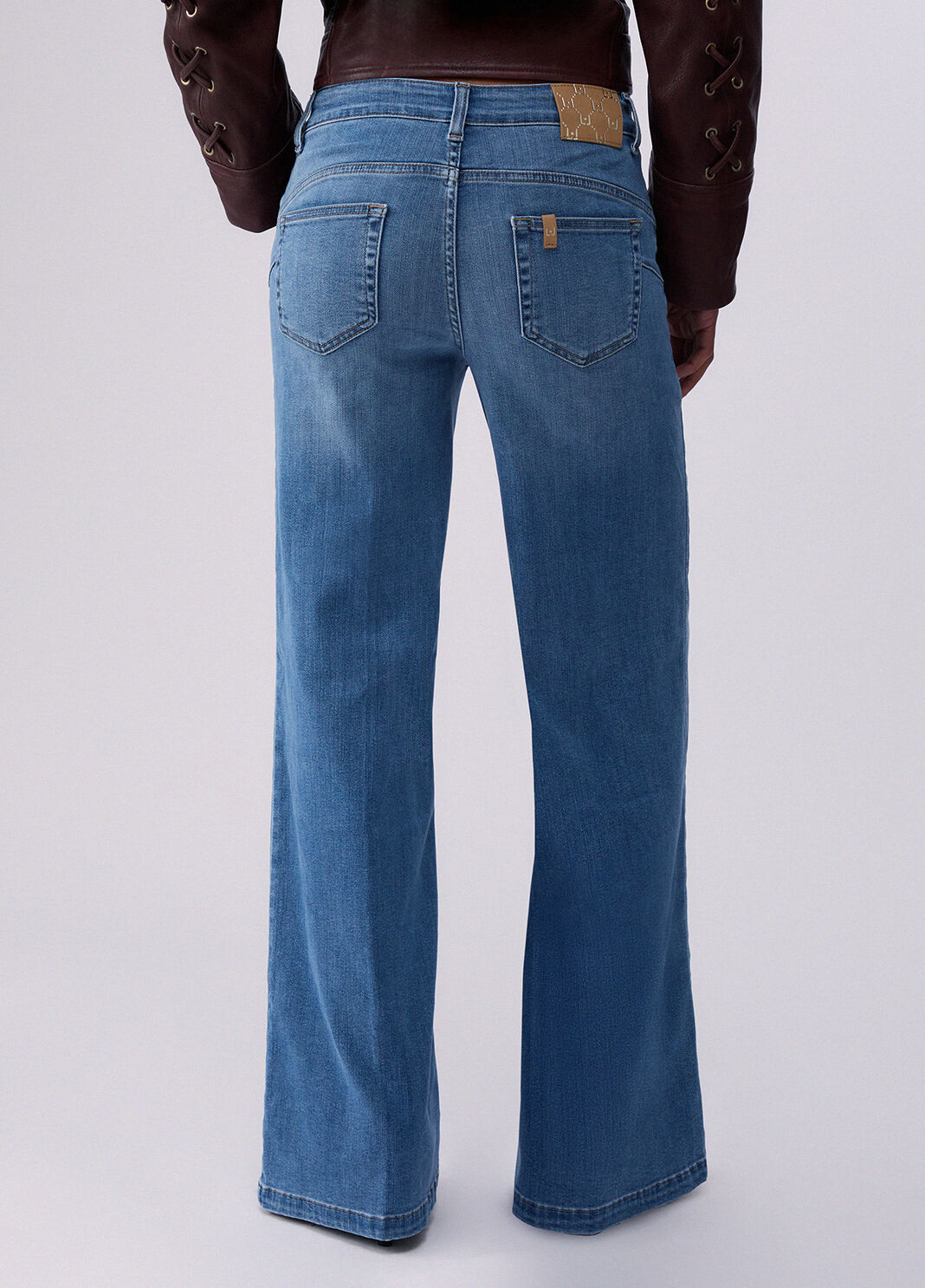 High-rise flared jeans light denim Liu Jo - large image number 1
