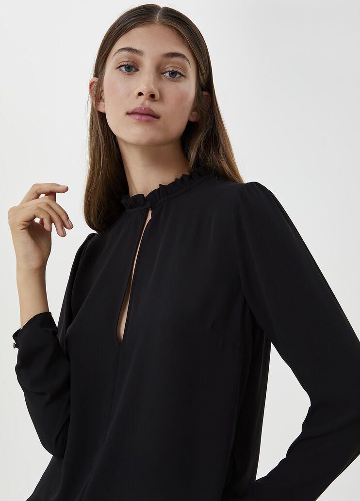 Ruffled blouse Black Liu Jo - large image number 2