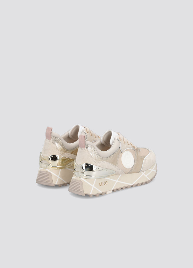Platform sneakers with cracked details military Liu Jo - large image number 2 Platform sneakers with cracked details military Liu Jo - large image number 2