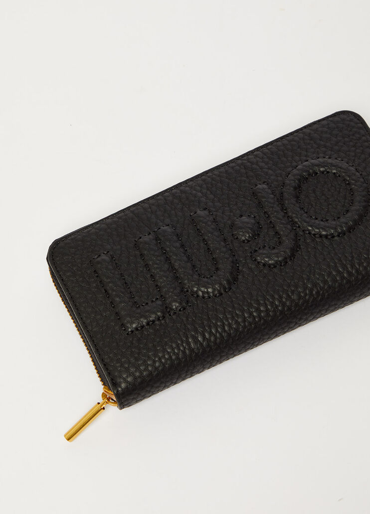 Eco-friendly zip-around wallet black Liu Jo - large image number 3