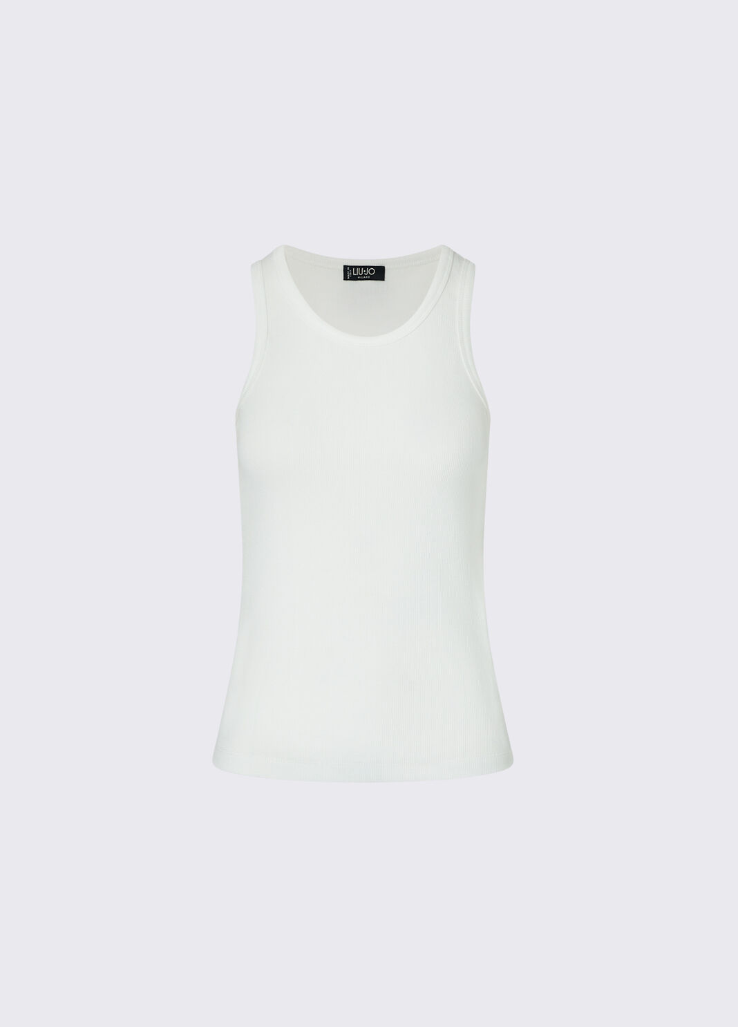 Top in jersey white Liu Jo - large image number 6