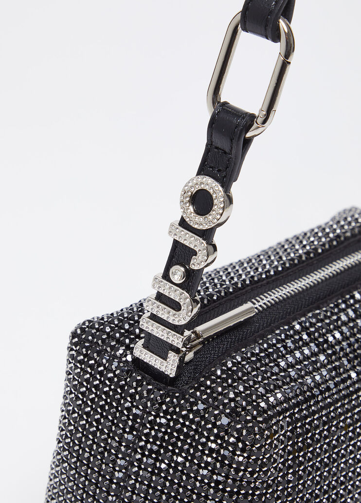 Mini handbag with rhinestones black Liu Jo - medium Mini handbag with rhinestones black Liu Jo - medium