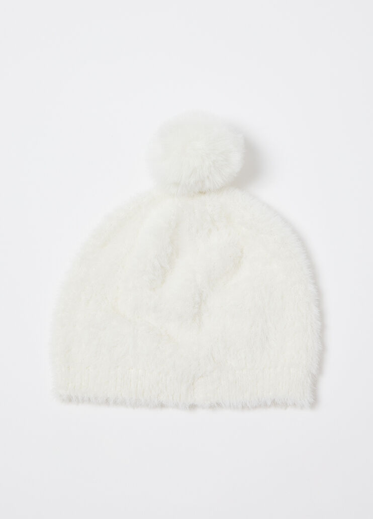 Mütze mit kleinen Schleifen Weiß/Flocken Liu Jo - large image number 2