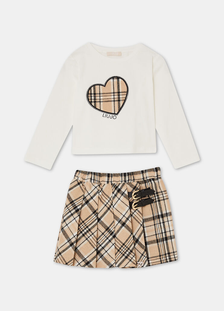 Girl’s set white and beige Liu Jo - large image number 3