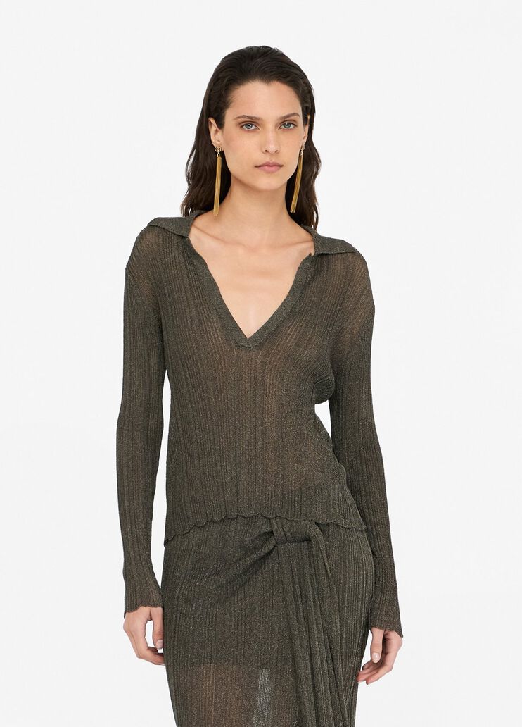 Lurex® sweater moss Liu Jo - medium Lurex® sweater moss Liu Jo - medium