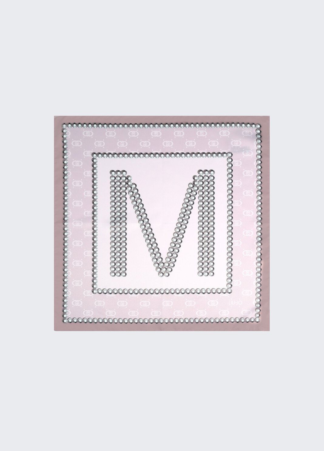 Scarf with M-letter motif beige Liu Jo - large image number 0