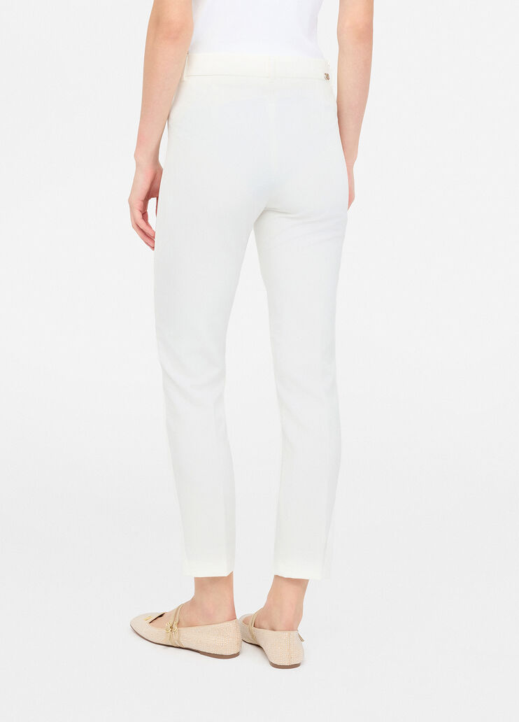 Pantalon skinny élégant blanc laine Liu Jo - large image number 1