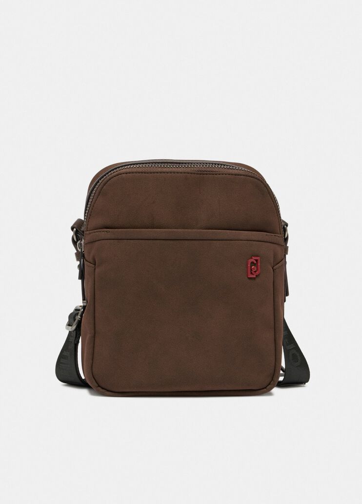 Suede crossbody bag chocolate Liu Jo - medium Suede crossbody bag chocolate Liu Jo - medium