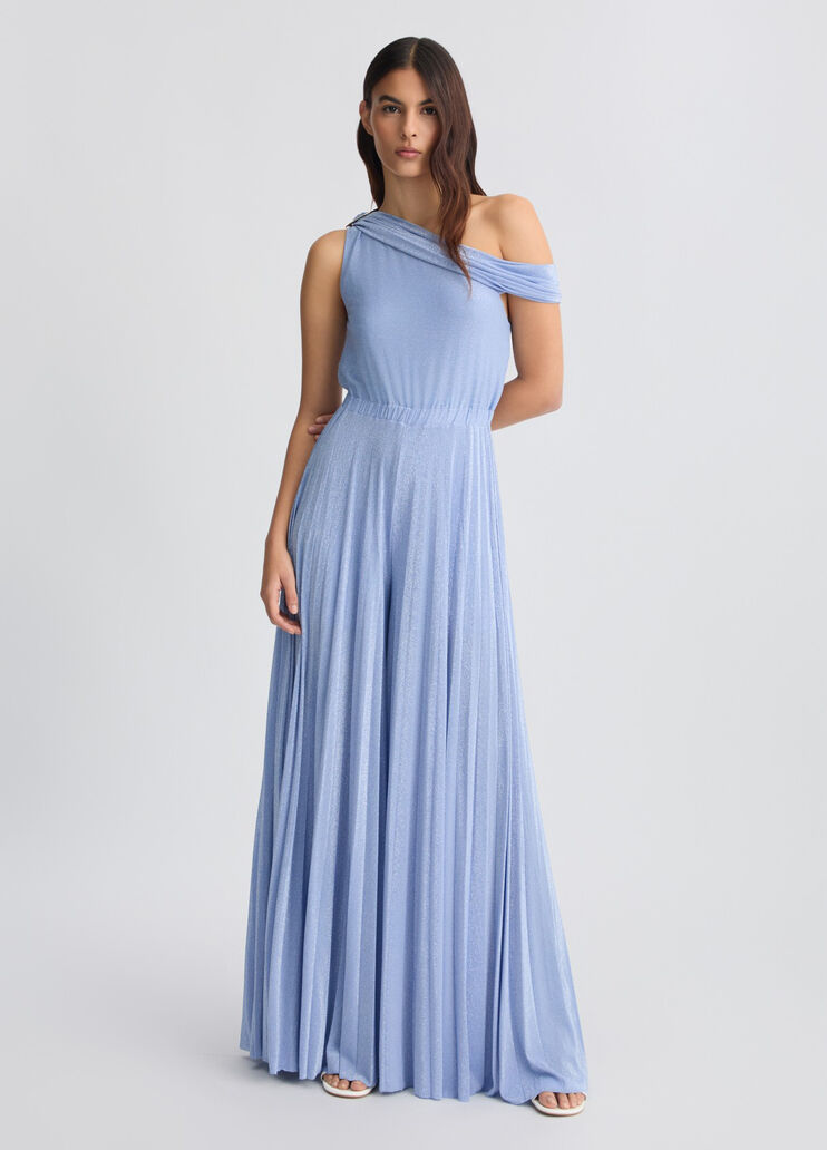 One-shoulder jumpsuit light blue Liu Jo - large image number 0 One-shoulder jumpsuit light blue Liu Jo - large image number 0
