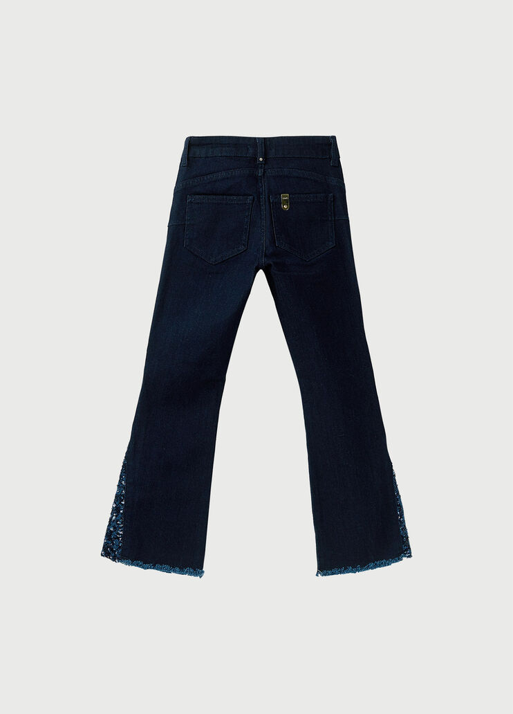 Flared jeans with sequins Normal wash Liu Jo - large image number 1
