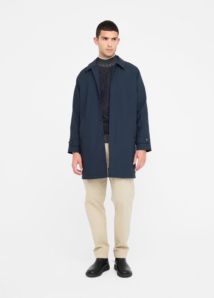 Long Harrington jacket dark blue Liu Jo - medium