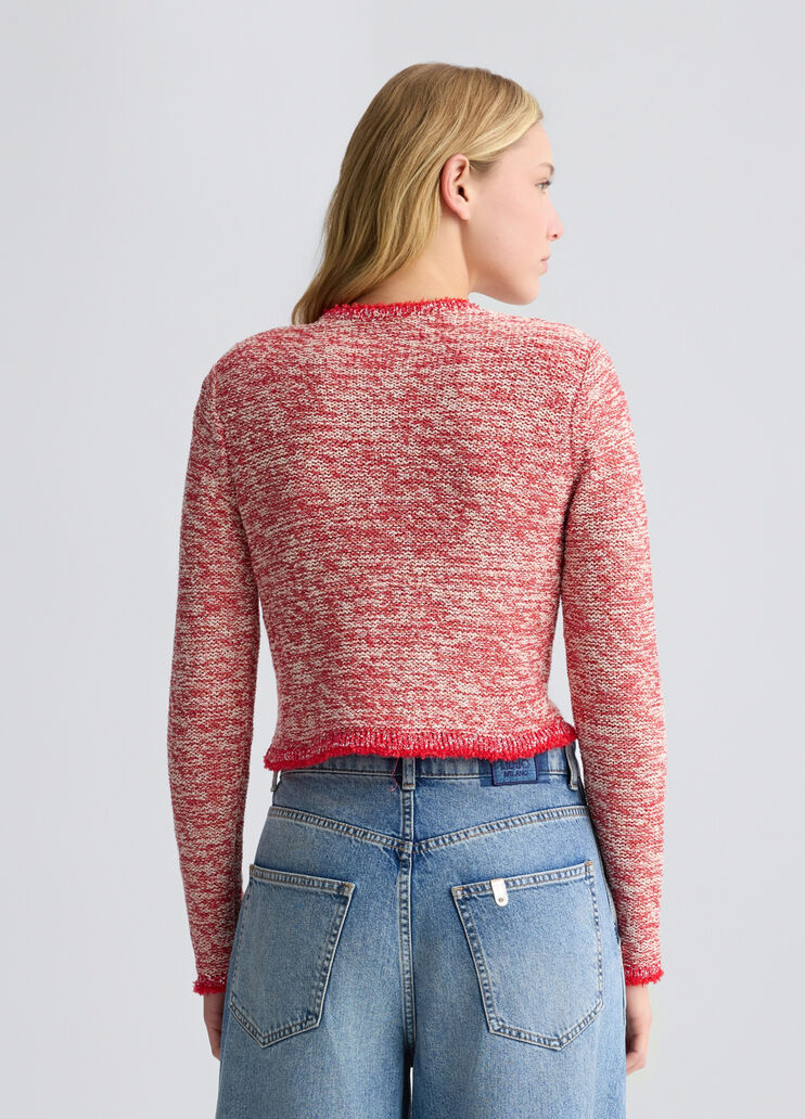 Red knit jacket red Liu Jo - large image number 1 Red knit jacket red Liu Jo - large image number 1